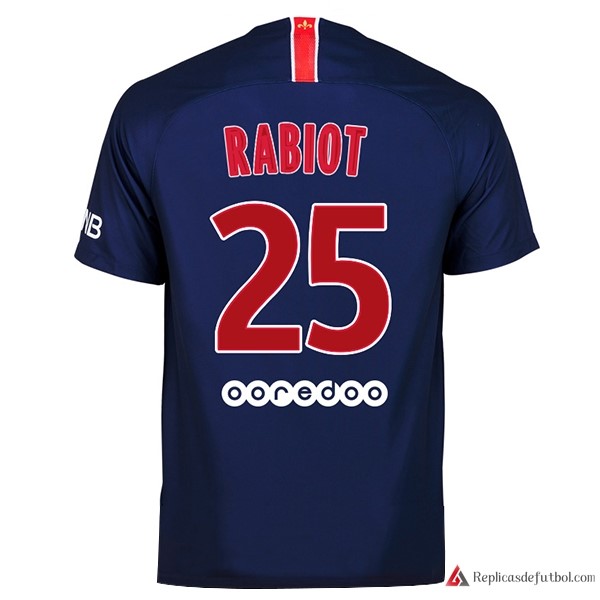 Camiseta Paris Saint Germain Primera equipación Rabiot 2018-2019 Azul